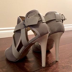 Joe’s Jeans | Leather Caged Mesh Heels